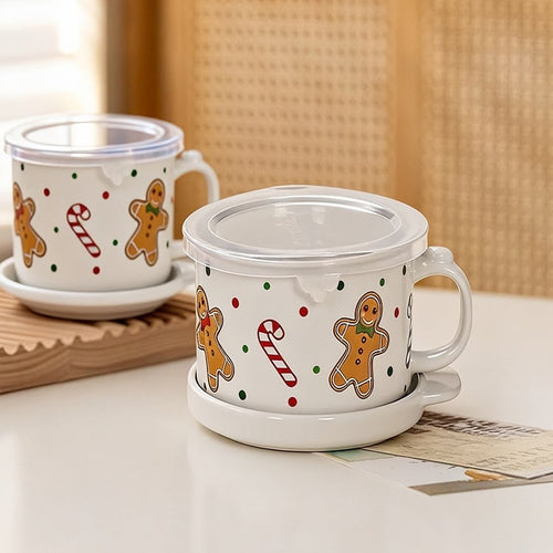 Christmas Sale – 25 oz Mug Meal Cup with Lid