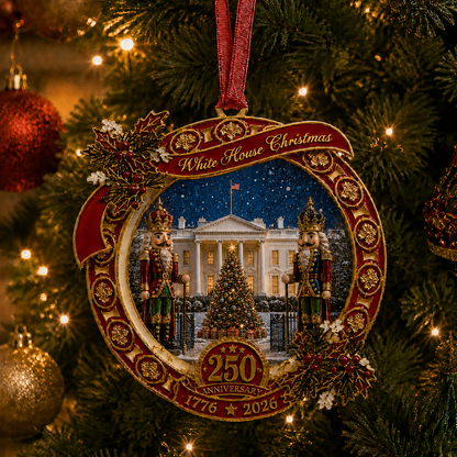 🔥"The Nutcracker" 250th Anniversary Ornament—Guarding the White House