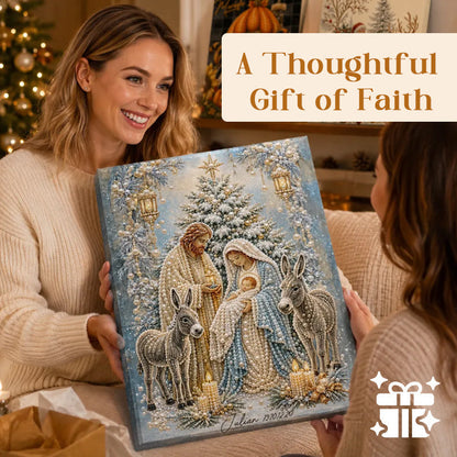 🎉🎄 Limited Edition!🔥🌟 Nativity Scene Diamond Painting Kit