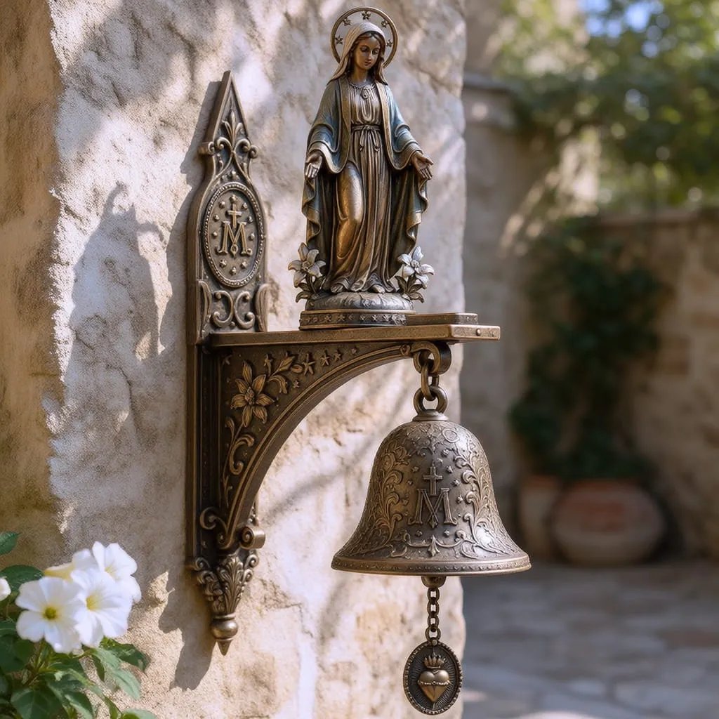 🙏 Our Lady of Grace Wall Bell – A Gift of Faith, Grace & Love 🔔