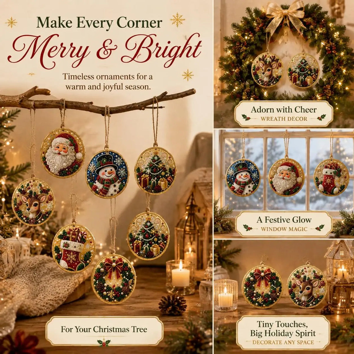 6pcs 12pcs christmas diy diamond painting ornaments kit xmas tree hanging pendant %F0%9F%8E%84 landing 05