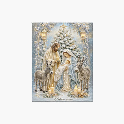 🎉🎄 Limited Edition!🔥🌟 Nativity Scene Diamond Painting Kit