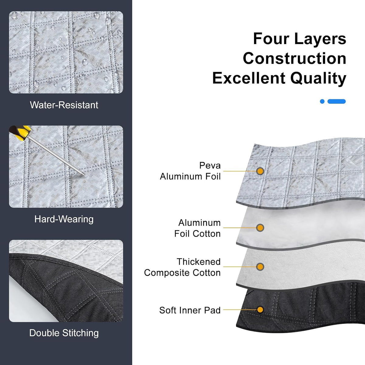 car windshield protector cover waterproof against snow ice frost dust rain landing 08