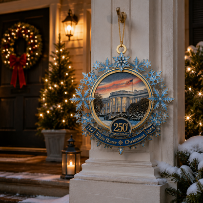 ✨White House 250th Anniversary Commemorative Snowflake Ornament