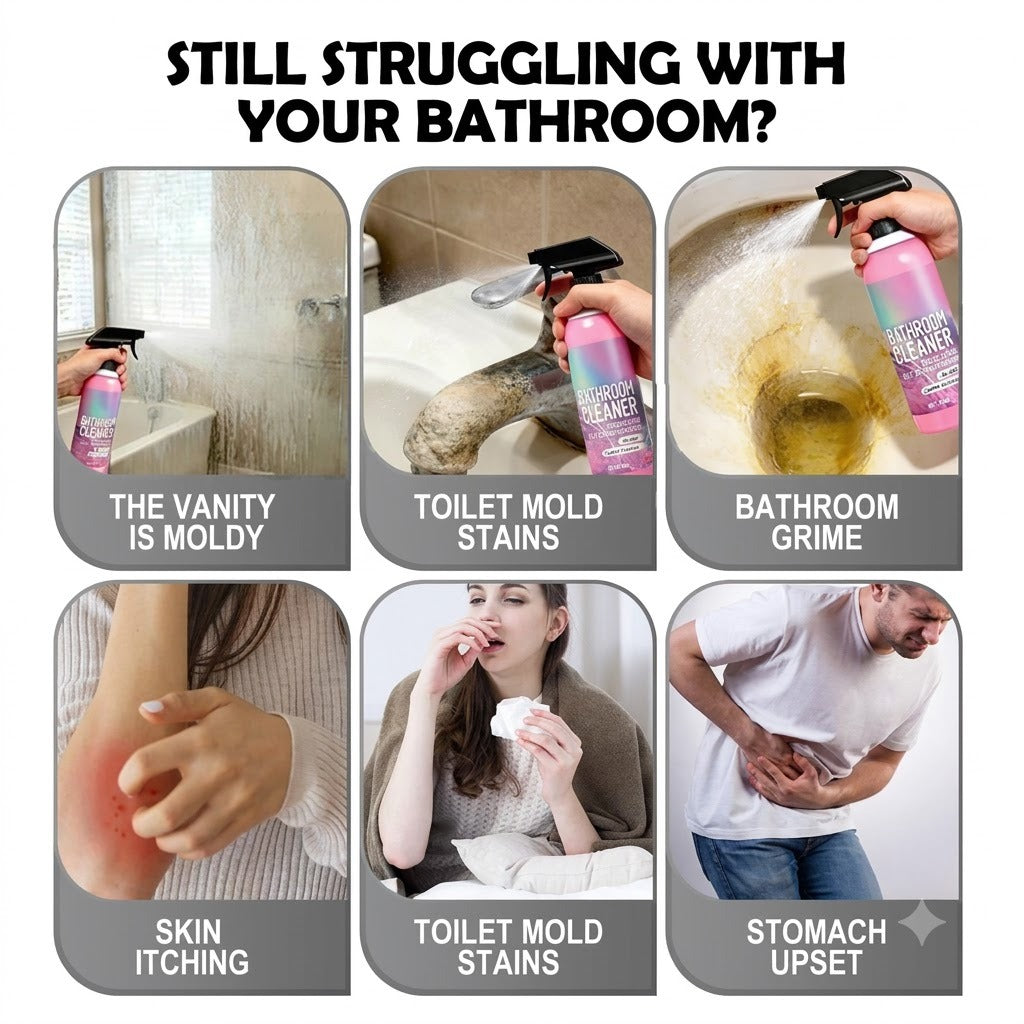 Bathroom Cleaner: Sparkle in Seconds, No Harsh Fumes | New 500ML Pack