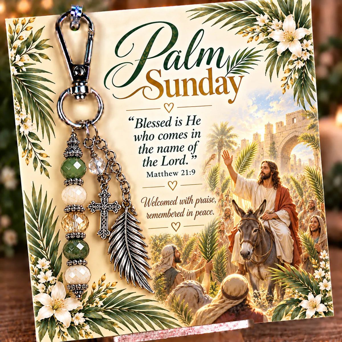 ✝️ Carry Your Faith With You - Christian Scripture & Prayer Keepsake Keychain