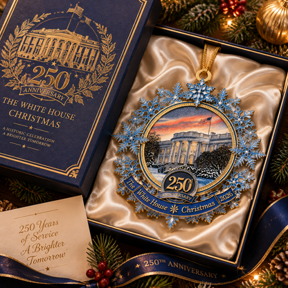 ✨White House 250th Anniversary Commemorative Snowflake Ornament