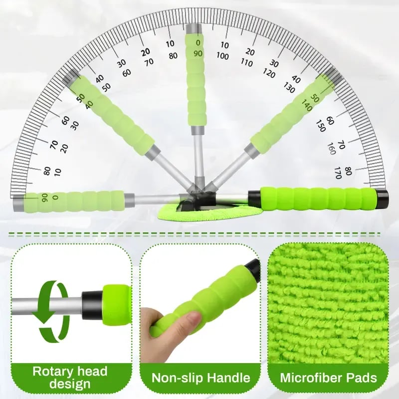 💕Hot sale 30% OFF💖🚗 Windshield Cleaning Tool – Reach Every Corner, See Clearly!