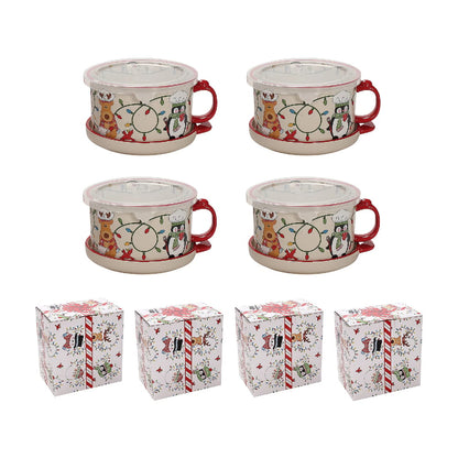 Christmas Sale – 25 oz Mug Meal Cup with Lid