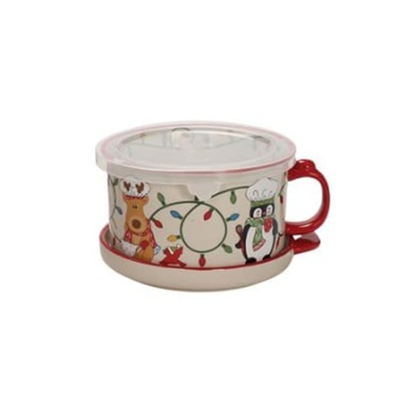 Christmas Sale – 25 oz Mug Meal Cup with Lid