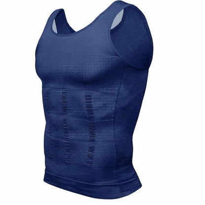 Men Round Neck Compression Tank Top,Men Shaping Vest,Men Sleeveless Shirt Shapewear💪 ✨