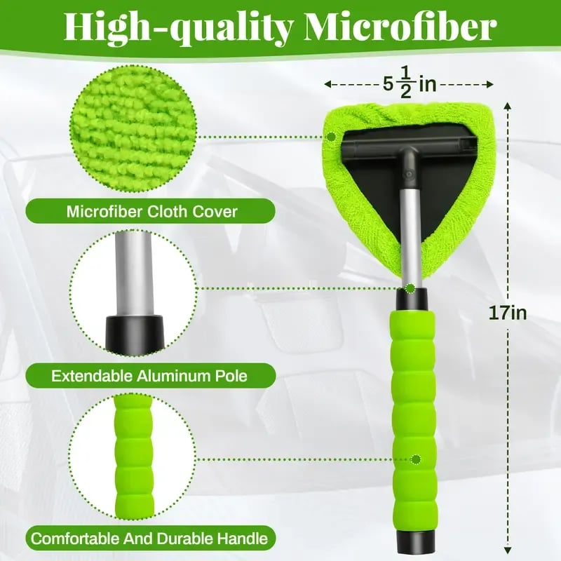 💕Hot sale 30% OFF💖🚗 Windshield Cleaning Tool – Reach Every Corner, See Clearly!