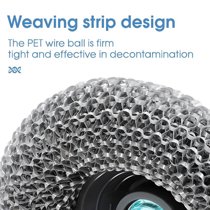 Plastic Auto-Dispense Dish Brush - Multifunctional Pot Scrubber with Lazy Button Design🧼