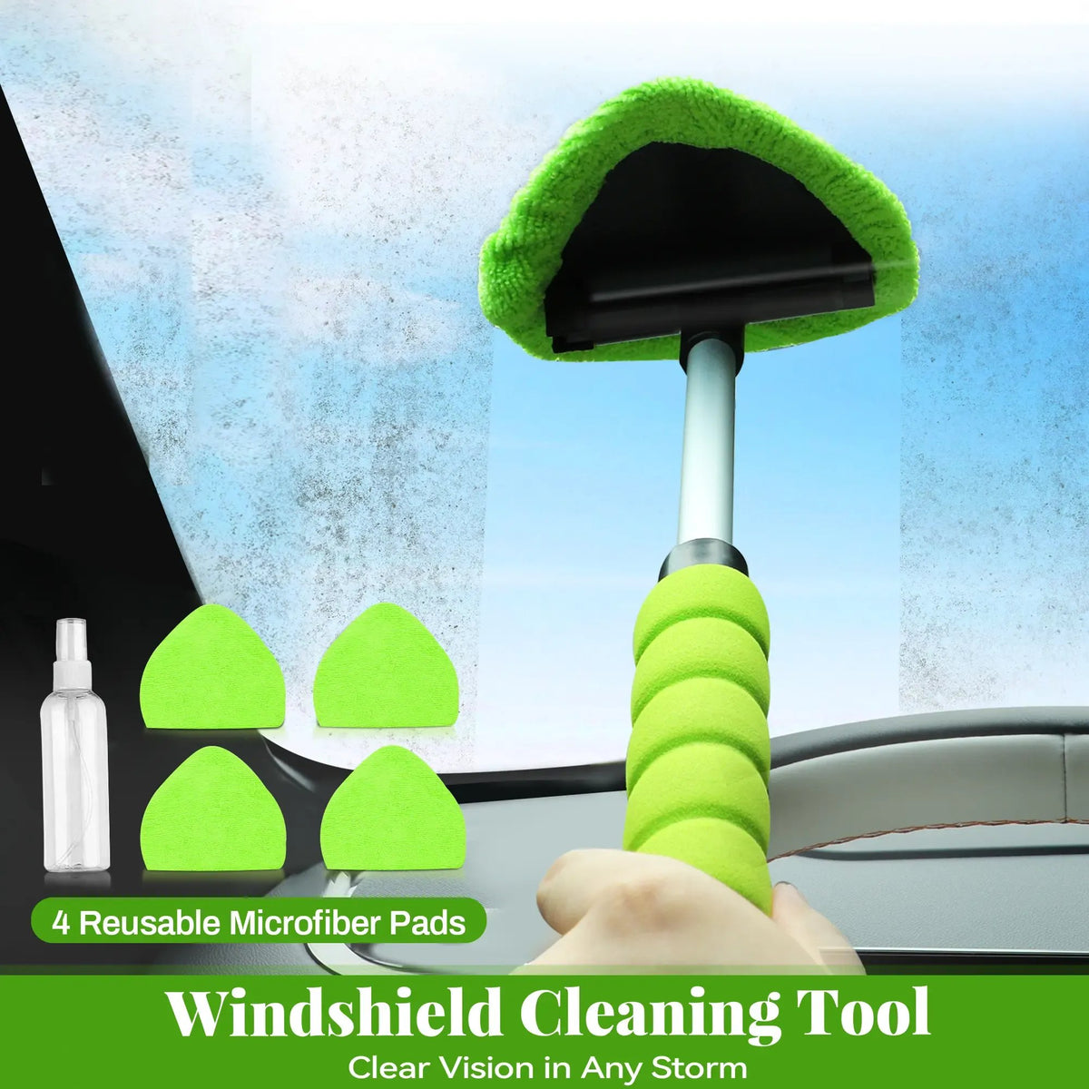 💕Hot sale 30% OFF💖🚗 Windshield Cleaning Tool – Reach Every Corner, See Clearly!