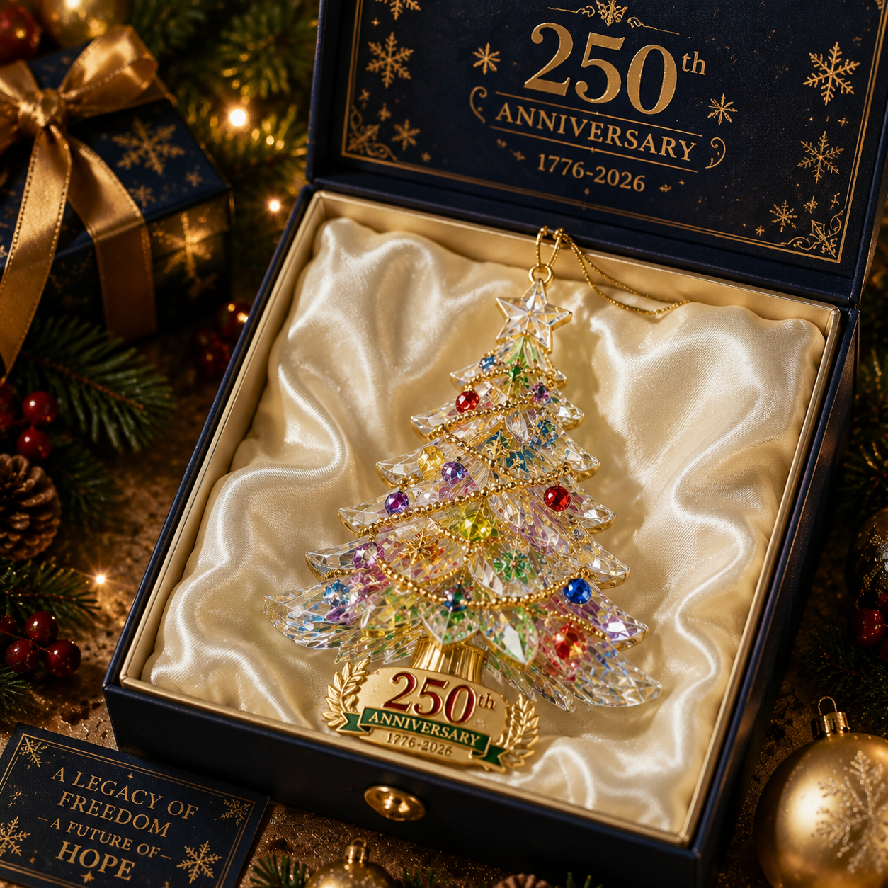 ✨250th Anniversary Crystal Christmas Tree