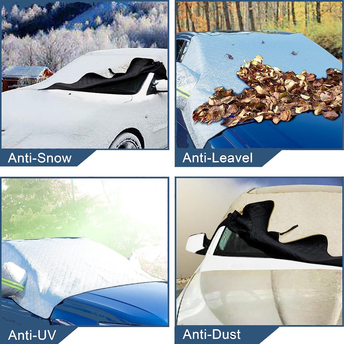 car windshield protector cover waterproof against snow ice frost dust rain landing 05