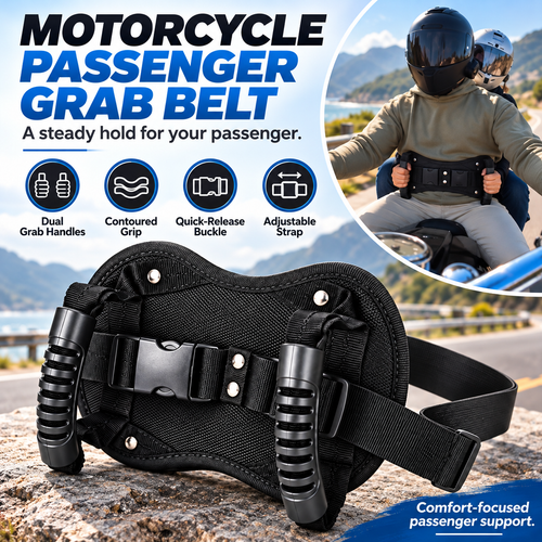 🏍️🤝 Ride Together – Motorcycle Passenger Grab Belt