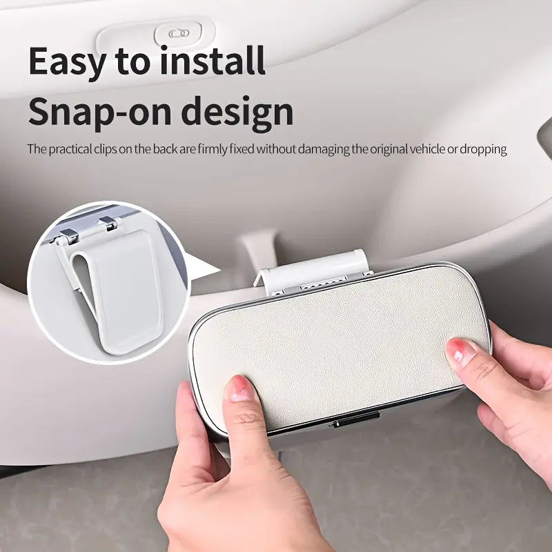 🔥Multifunctional Car Trash Can (Push-to-Open Lid) – Hanging Bin for Dry & Wet Waste (Waterproof & Drop-Resistant)💎