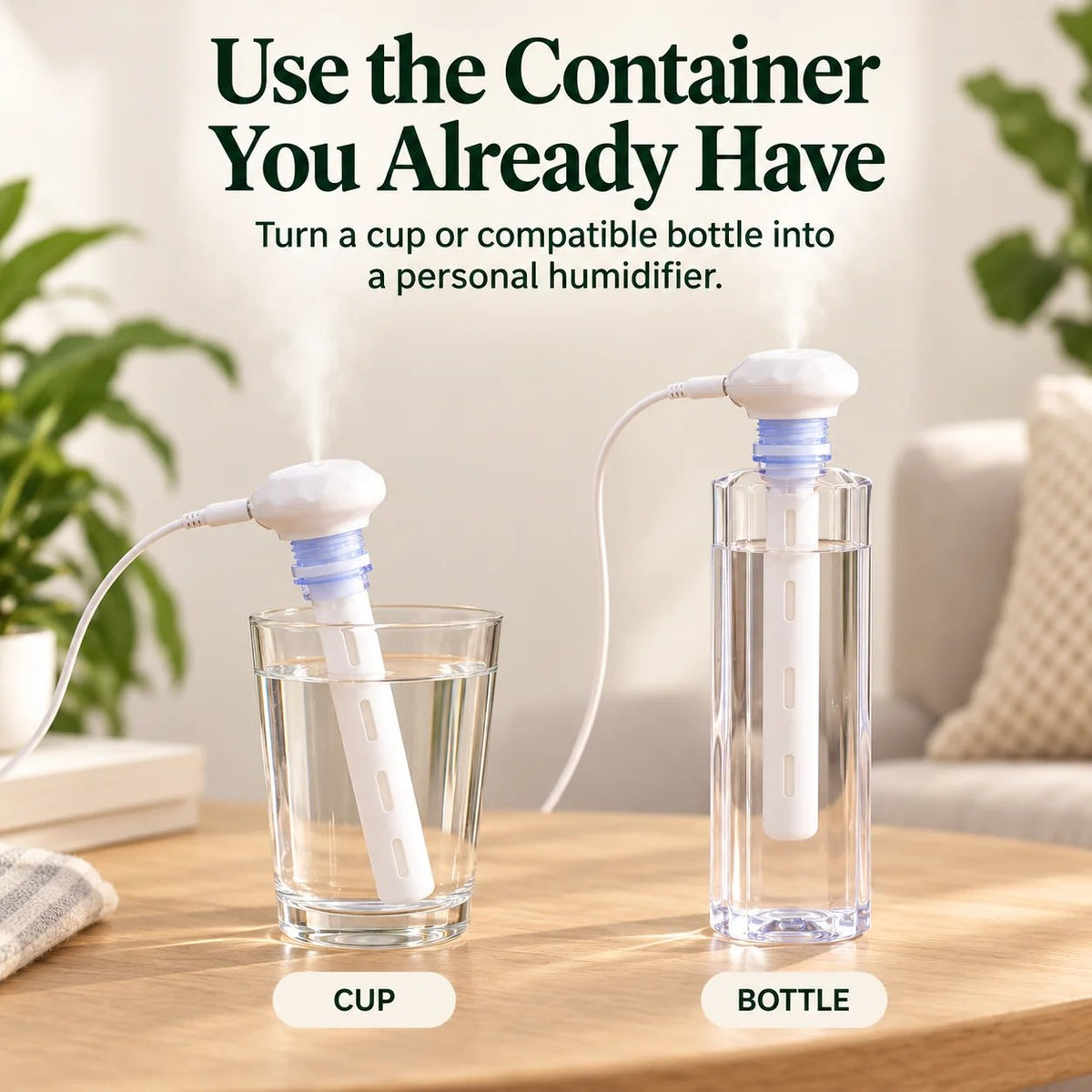 Dry Air Shouldn’t Follow You Everywhere — Portable USB Humidifier