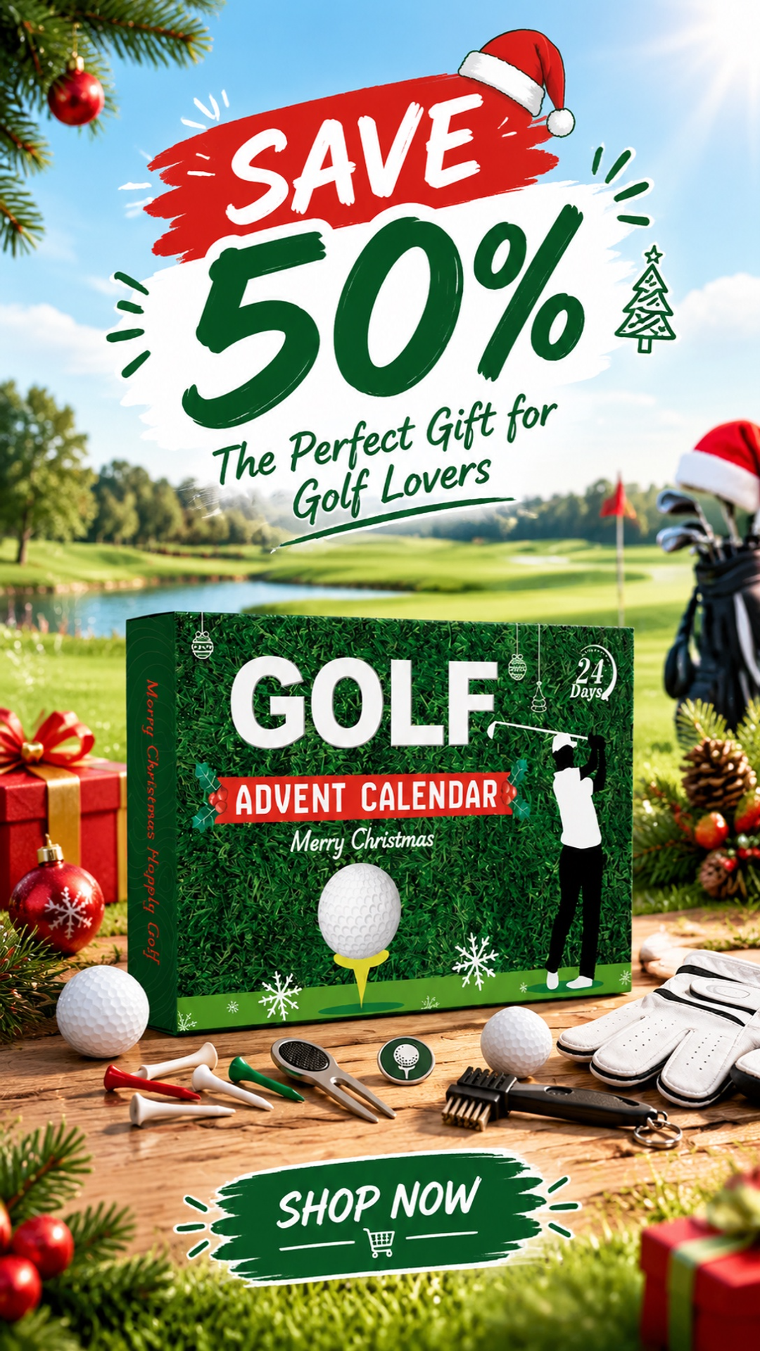 golfers countdown 2026 golf advent calendar landing 02