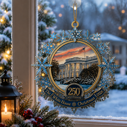 ✨White House 250th Anniversary Commemorative Snowflake Ornament