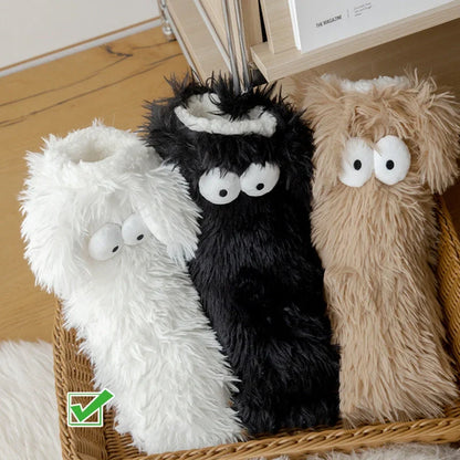 💗last Day Sale 50% Off⚡50k+ Sold💕women's Plush Slippers Socks Floor Socks Winter Home Indoor Thickened Fleece-lined Anti-slip Adult Women's Plush Snow Socks Shoe Covers