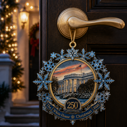 ✨White House 250th Anniversary Commemorative Snowflake Ornament