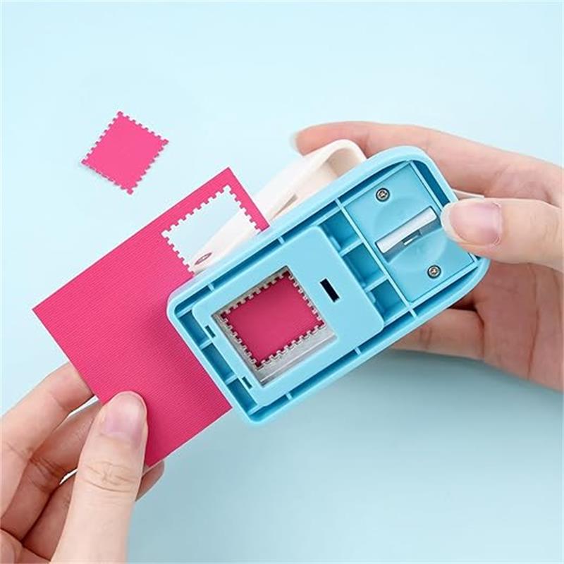 ✨3D Stamp Shape Punch– Ideal for Scrapbooking, Journals, Paper Crafts, DIY Projects & Cardstock