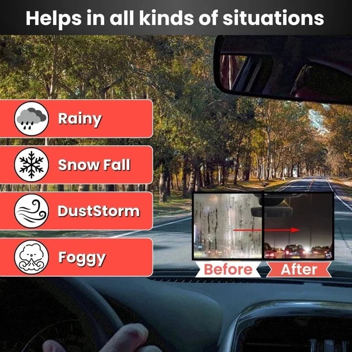 💥Buy 1 Get 1 FREE🚗Instant Clear Car Glass Cleaner
