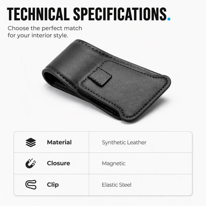 🕶️Car Sunglasses Holder Double Clip Eyeglasses Mount and Ticket Card Clip