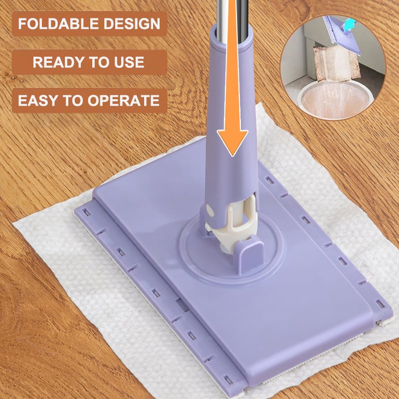 🧹 Automatic Cloth-Changing Mini Mop for Quick Everyday Cleaning