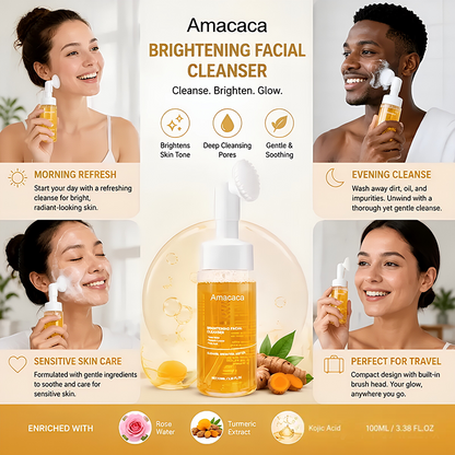 Turmeric Brightening Facial SkincareCleanser🛁