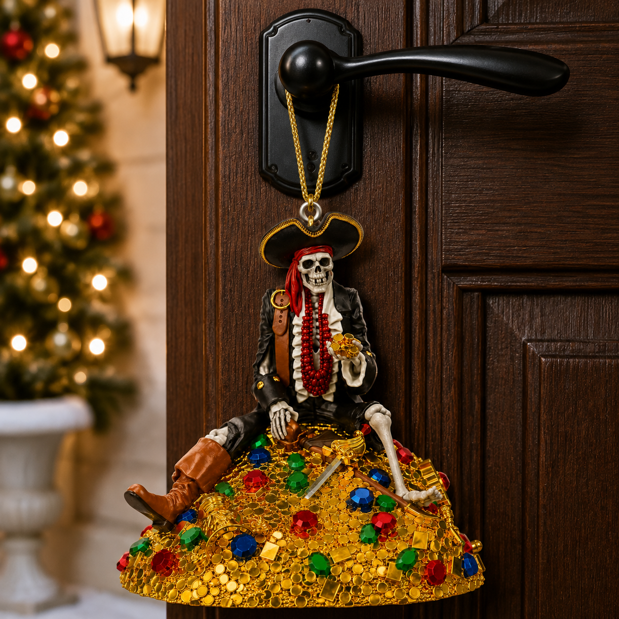 ✨Halloween Pirate Skull Hanging Decoration