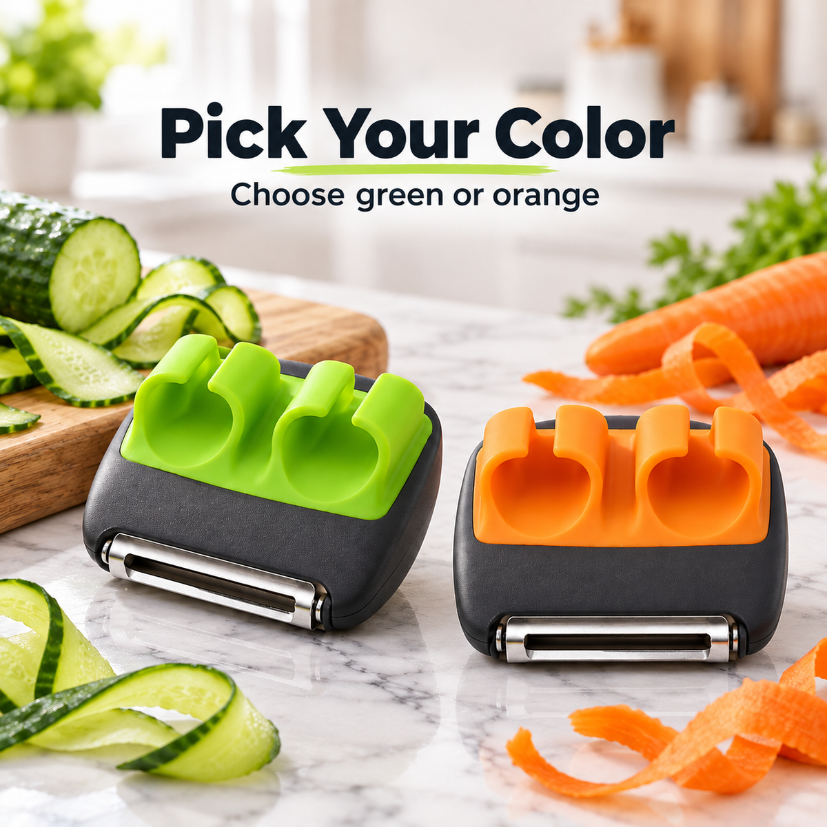 🔥 Buy 1 Get 1 Free: 2-Pack Handheld Vegetable Peelers