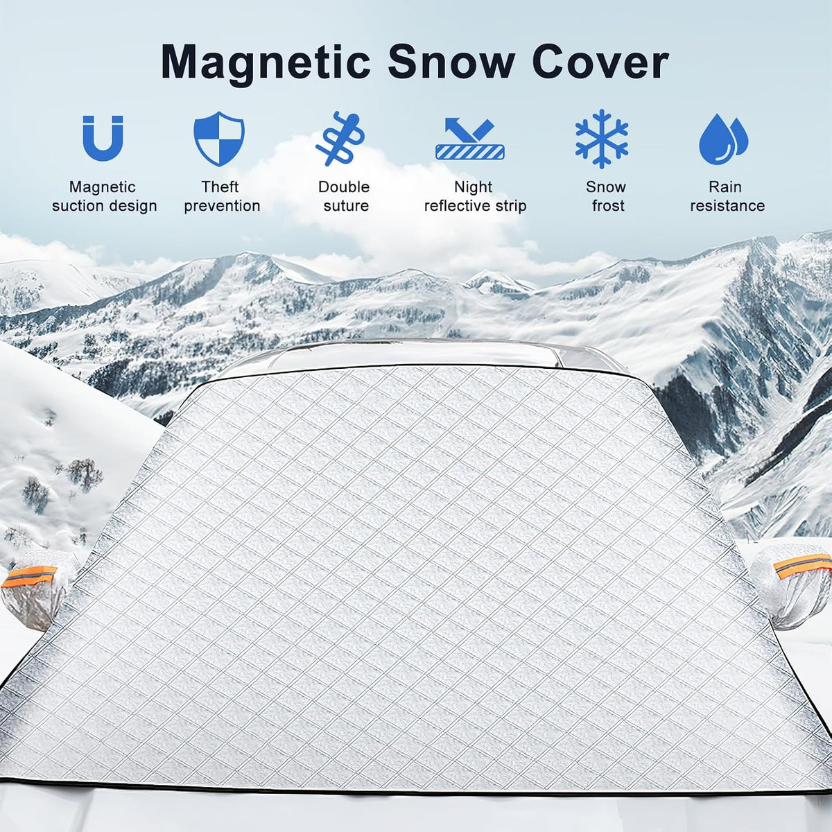 car windshield protector cover waterproof against snow ice frost dust rain landing 06