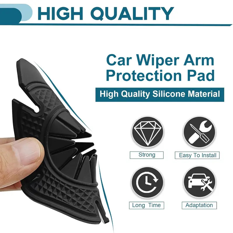 4pcs silicone automotive windshield wiper arm hole protector covers landing 07