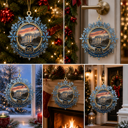✨White House 250th Anniversary Commemorative Snowflake Ornament