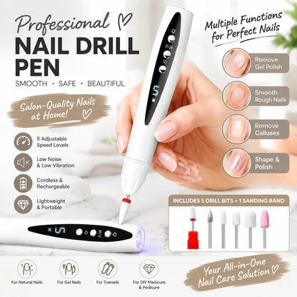 🛒Clearance💅 Professional Ultra-SafeLED Electric Nail Grinder