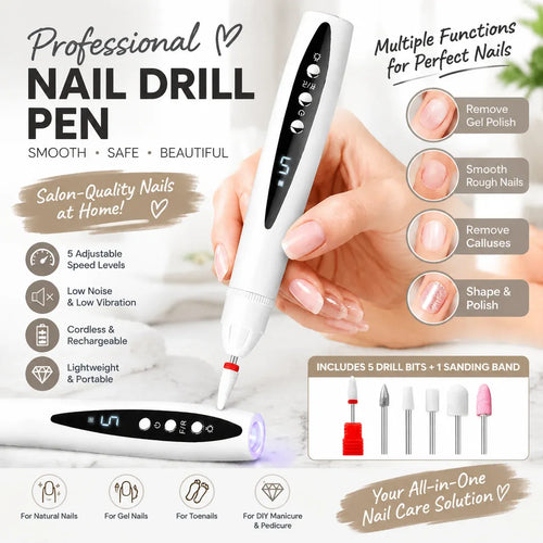 🛒Clearance💅 Professional Ultra-SafeLED Electric Nail Grinder