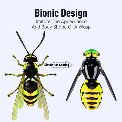 🔥 Last Day 49% OFF – 🐝 Bionic Wasp Topwater Lure That Triggers Explosive Strikes