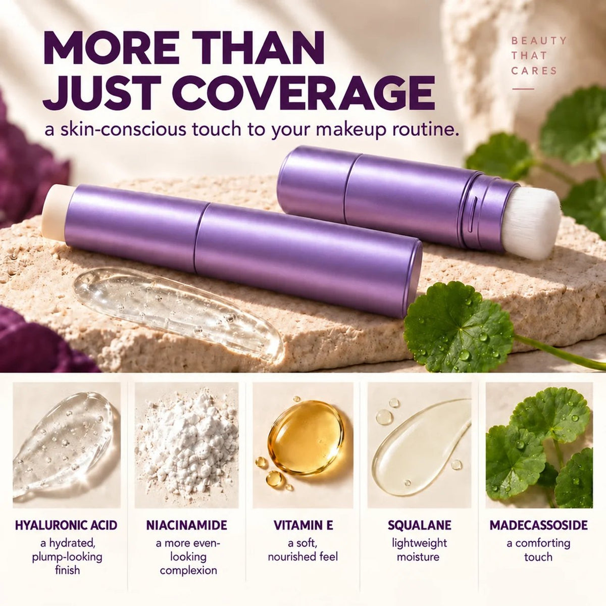 🌸Changing Foundation Stick – The stick that makes mature skin glow again