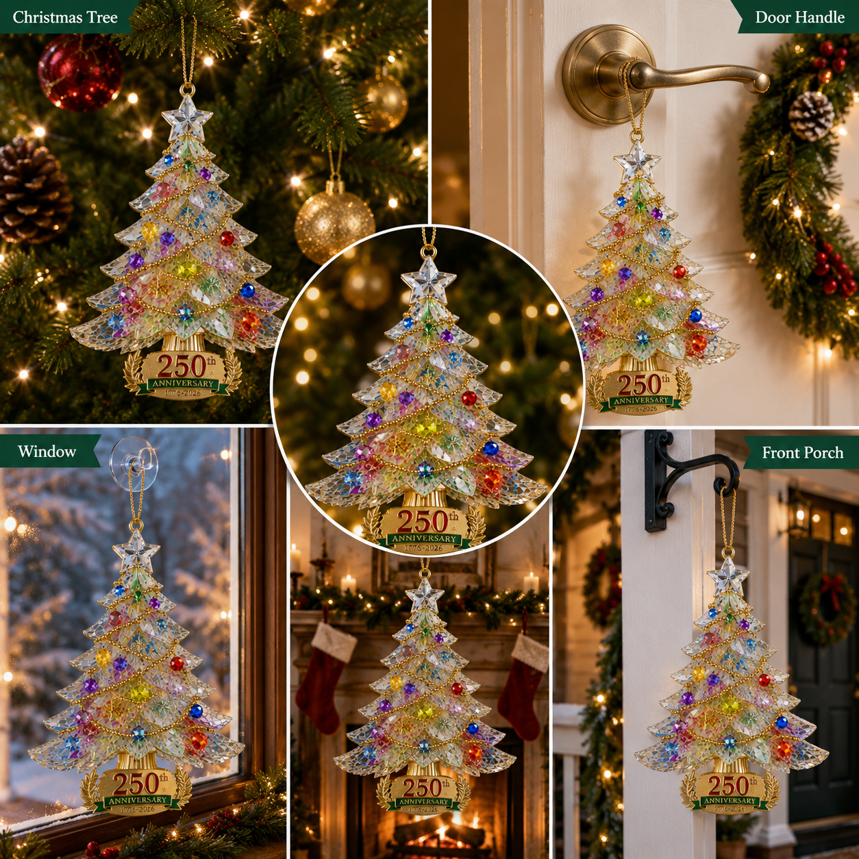 ✨250th Anniversary Crystal Christmas Tree