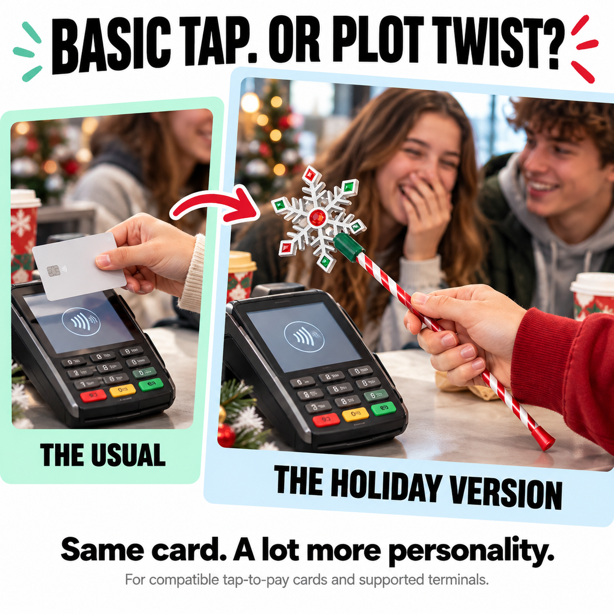 Christmas Tap-to-Pay Wand