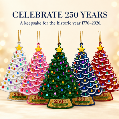 ❤️🔥Last 30pcs🔥🔥2026 America 250th Anniversary Nostalgic Christmas Tree Ornament