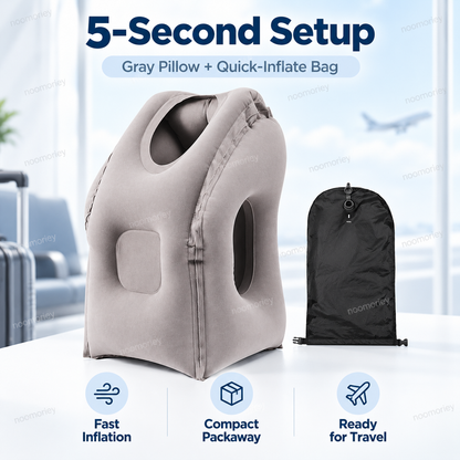 ✈️ Inflatable Travel Pillow – Rest More Comfortably on Every Journey