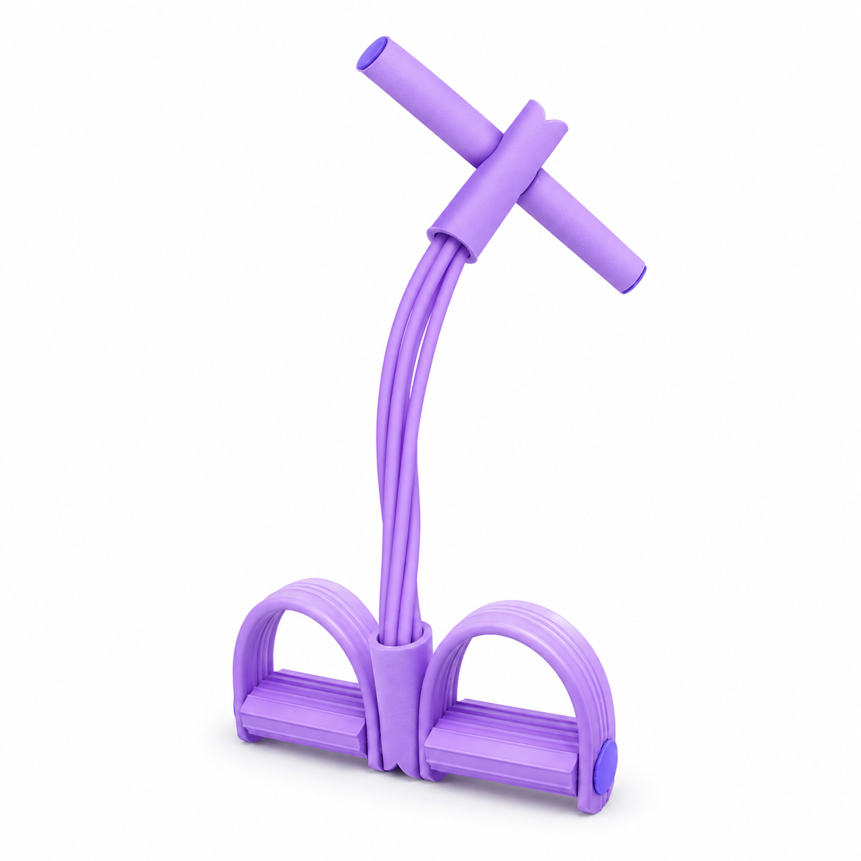 💪 4-Tube Pedal Resistance Trainer – Full-Body Home Workout