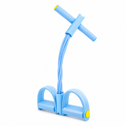 💪 4-Tube Pedal Resistance Trainer – Full-Body Home Workout
