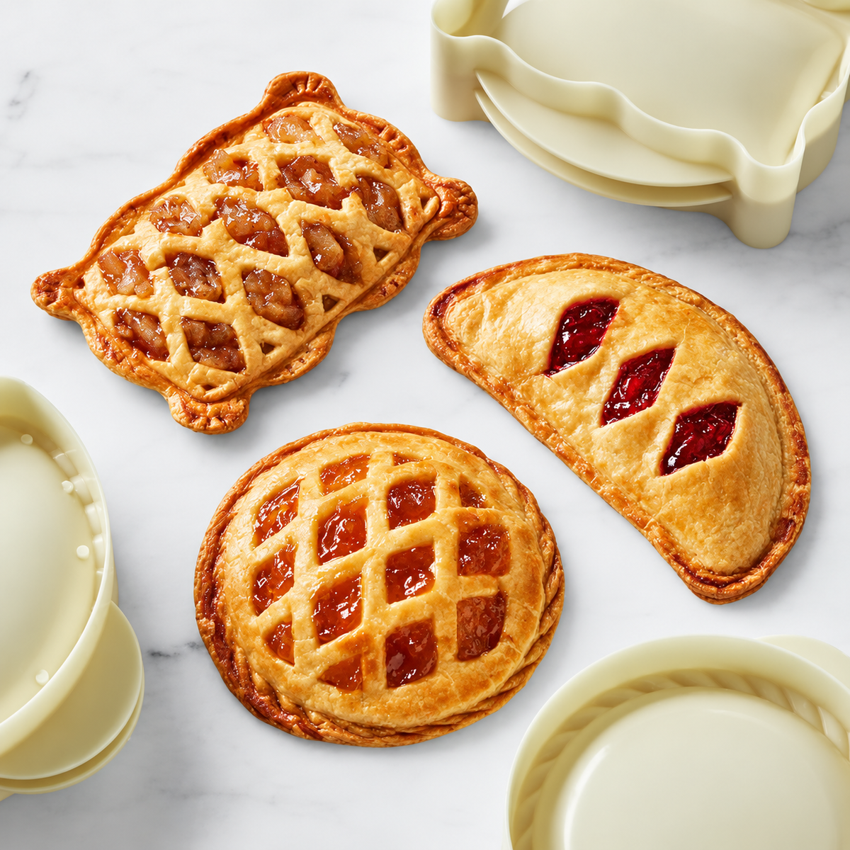 Holiday Mini Hand Pie Mold Set