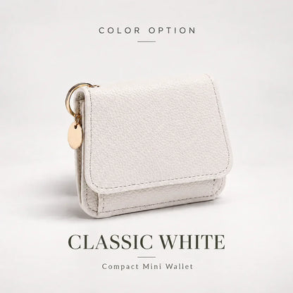 ✨Compact PU Leather Card Wallet with ID Window & Coin Pocket