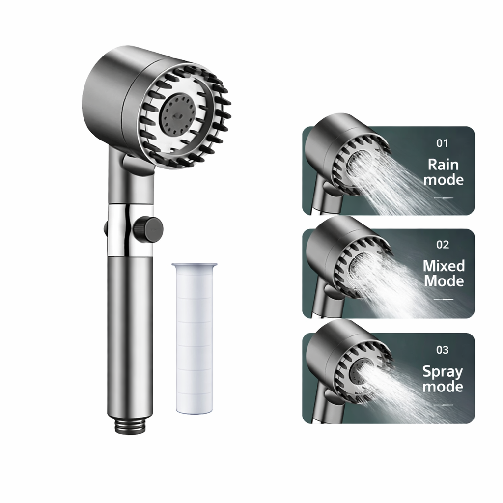 🚿💧 Weak Water Pressure & Impurities in Your Shower Water? Upgrade to a High-Pressure Filter Shower Head for a Cleaner, More Refreshing Shower! ✨